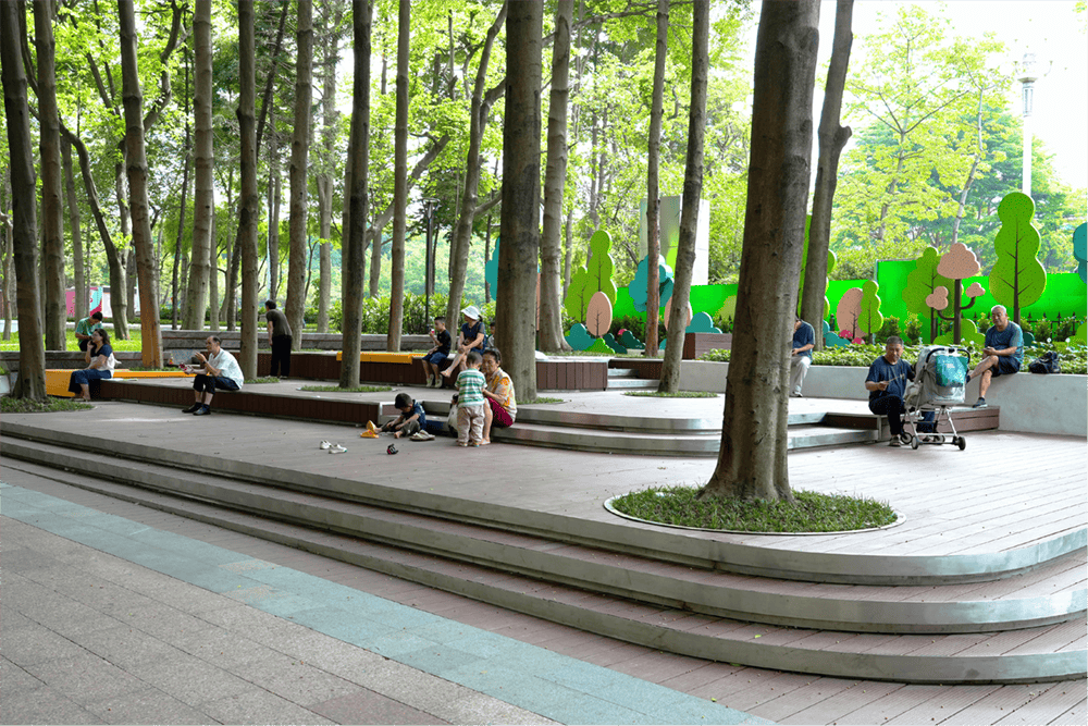 廣東省人民體育場-烈士陵園歷史軸線貫通:陵園
